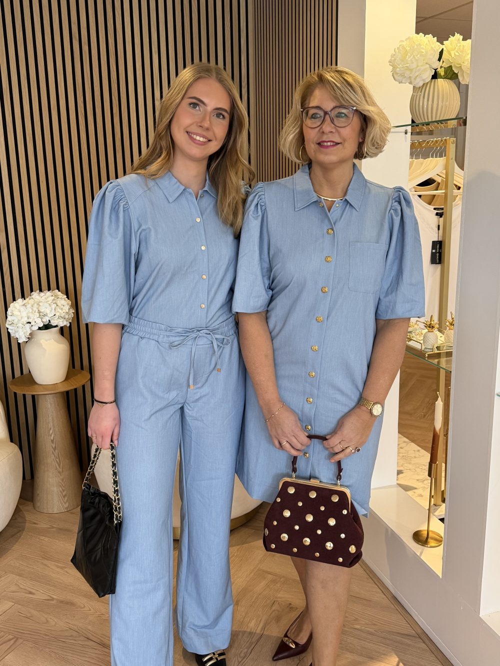 Kimara - Nika Dress - Light Blue Denim