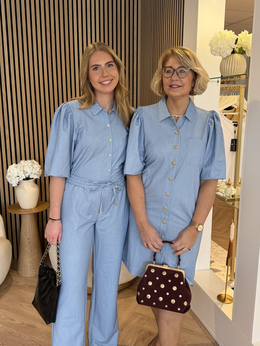 Kimara - Nika Dress - Light Blue Denim