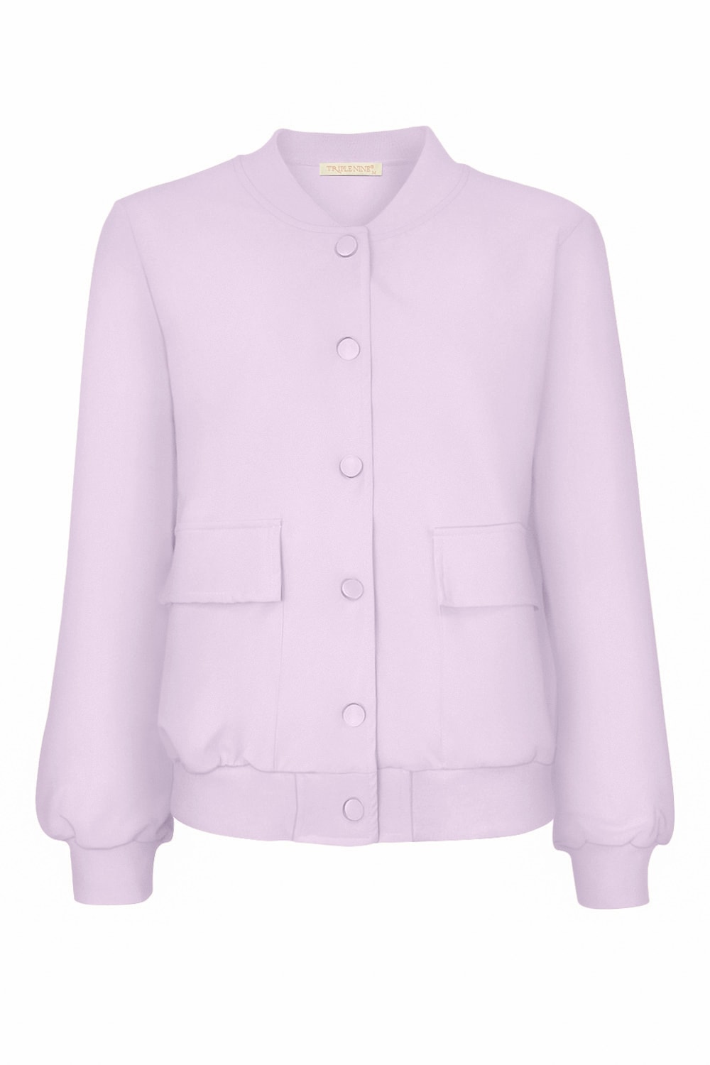 Triple Nine - Bomber Jacket with 2 Pockets - Lila
