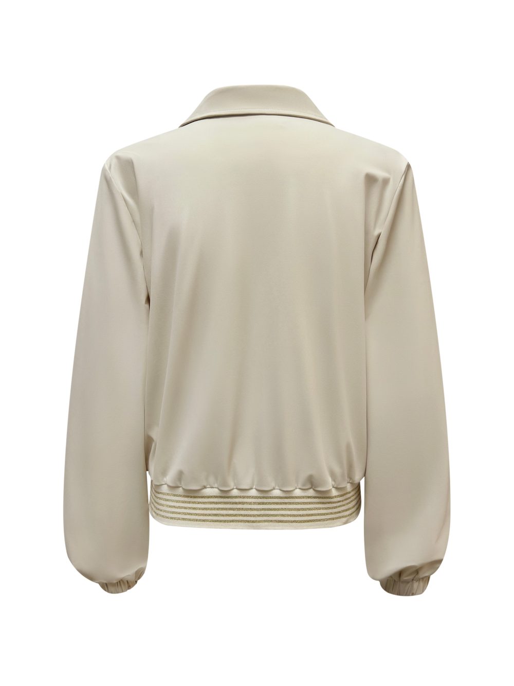 Triple Nine - Jacket Zip Gold Rib - Beige | Morgen in huis!