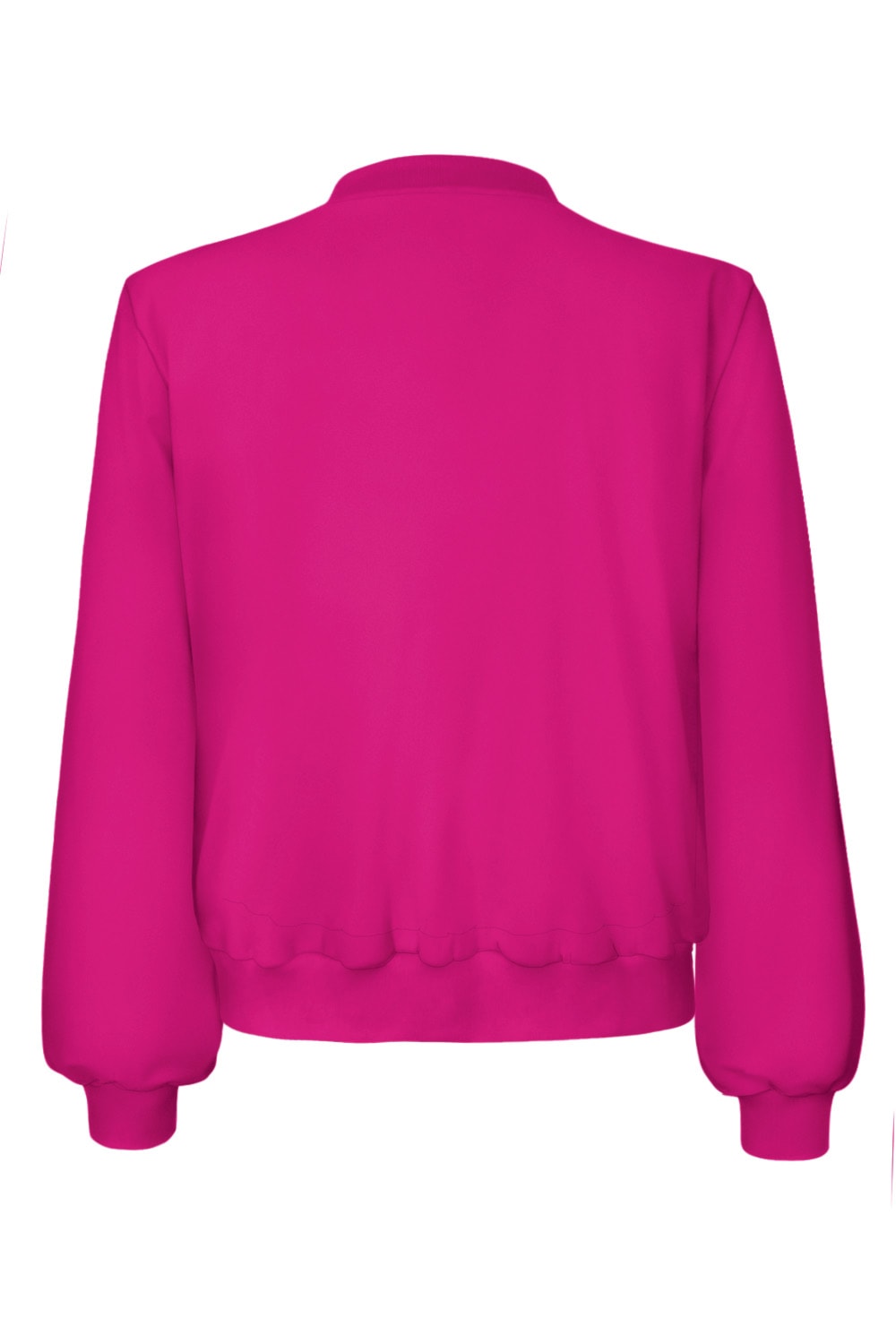 Triple Nine - Bomber Jacket with 2 Pockets - Fuchsia
