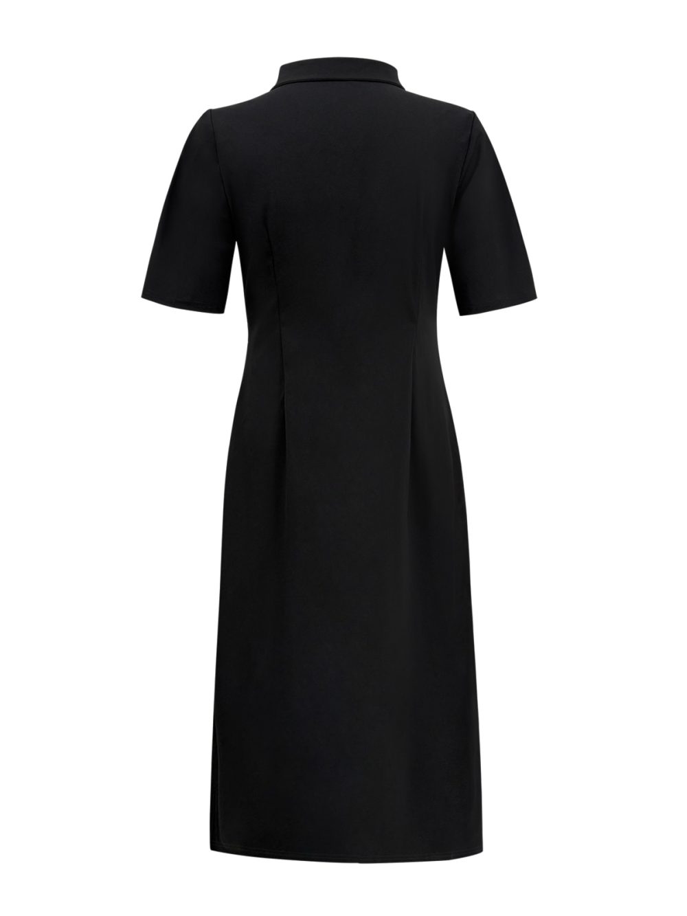 Triple Nine - Dress short sleeves with zip - Black