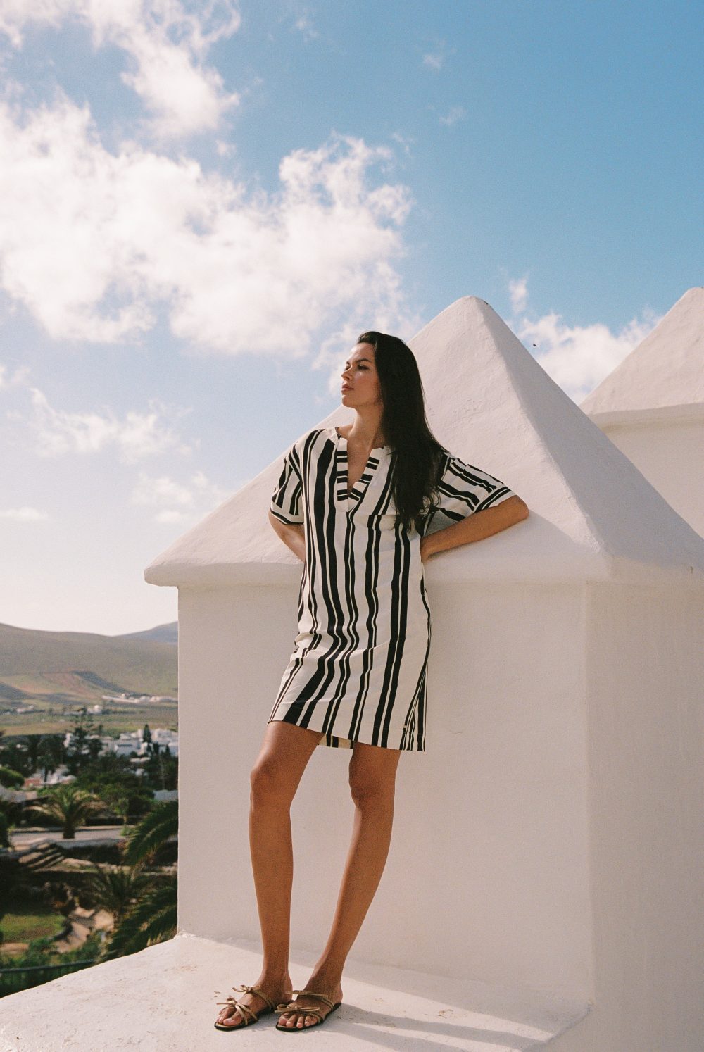 Kimara - Shelly Dress - Stripe a Pose