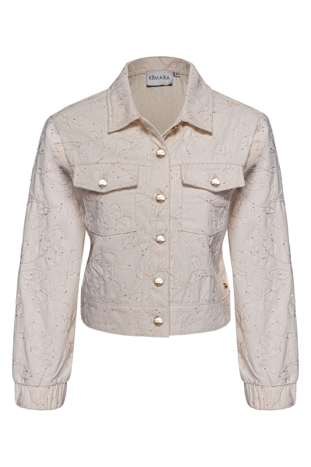 Kimara - Lee Jacket Beige Denim - Beige