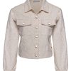 Kimara - Lee Jacket Beige Denim - Beige
