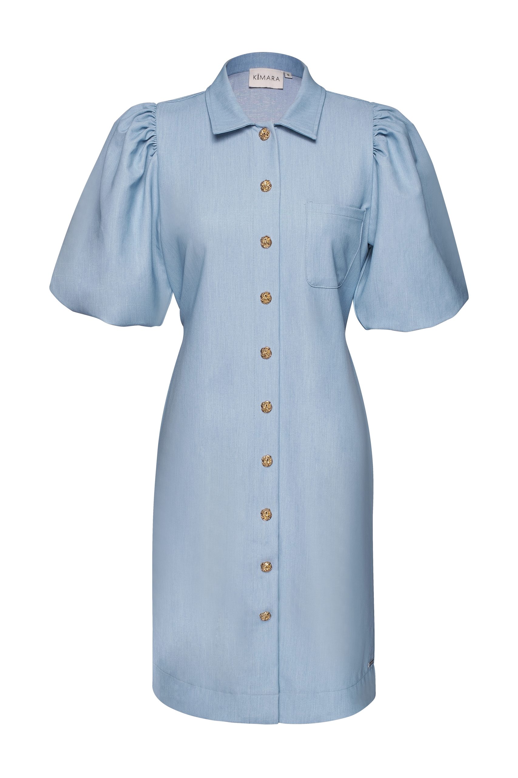 Kimara - Nika Dress - Light Blue Denim