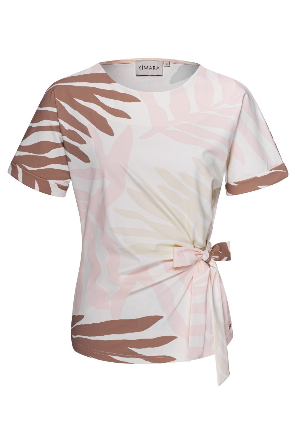 Kimara - Negin Top - Leaf Me Here Powder Pink