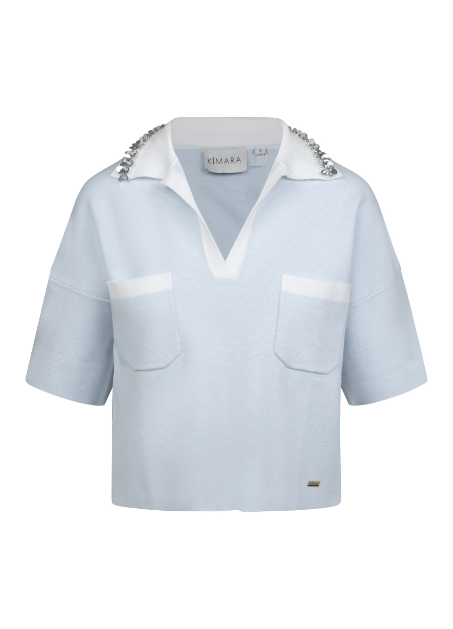 Kimara - Juul Top - Light Blue