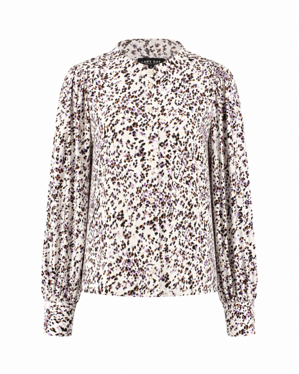 Lady Day - Margo Travelstof Blouse - Spirit print