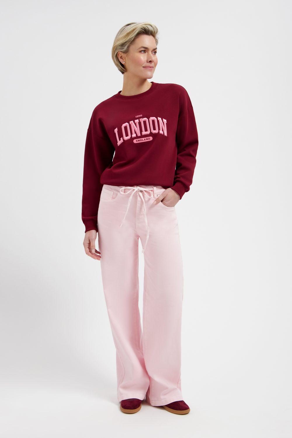 Lady Day - London Sweater - Burgundy