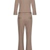 Mi Piace - Jumpsuit Heavy Classic Stripe Print - Falcon