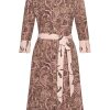 Mi Piace - Dress Mix Twilight Twigs Print - Espresso
