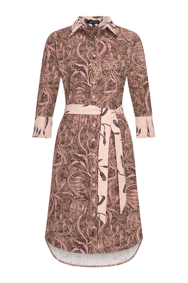 Mi Piace - Dress Mix Twilight Twigs Print - Espresso