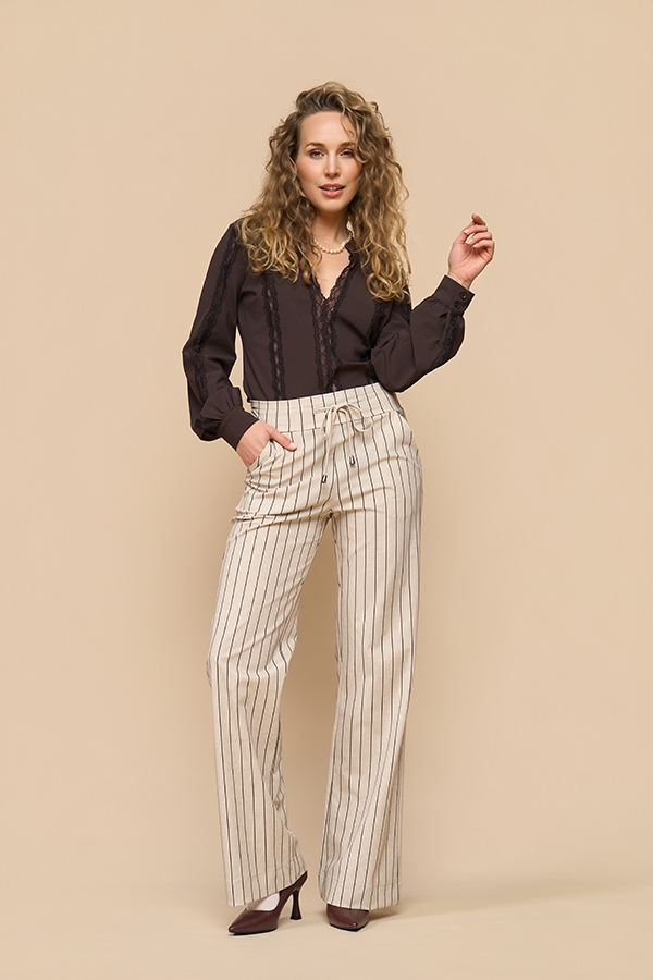 Mi Piace - Top Lace - Espresso