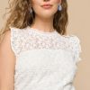 Mi Piace - Top Lace Sleeveless - Off White
