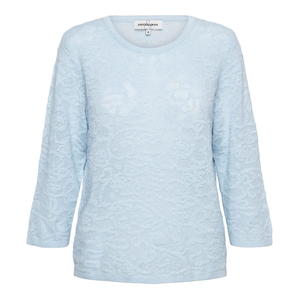 &Co Woman - Boemi Sweater - Chabray Blue