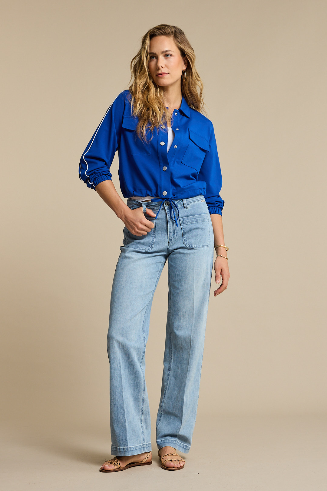 Red Button - Juno Jacket Punta - cobalt