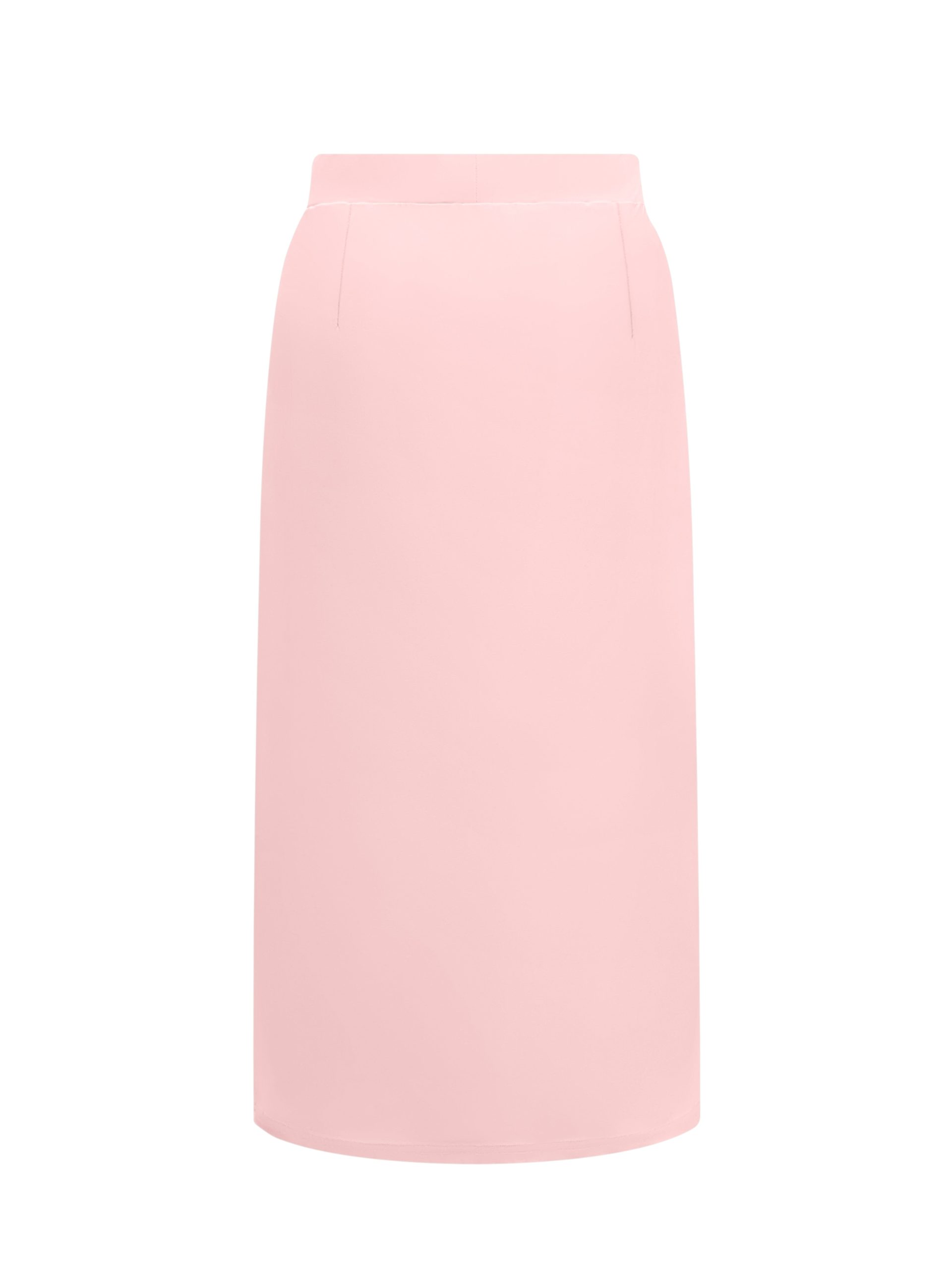 Triple Nine - Skirt with Split in Front - Powder Pink