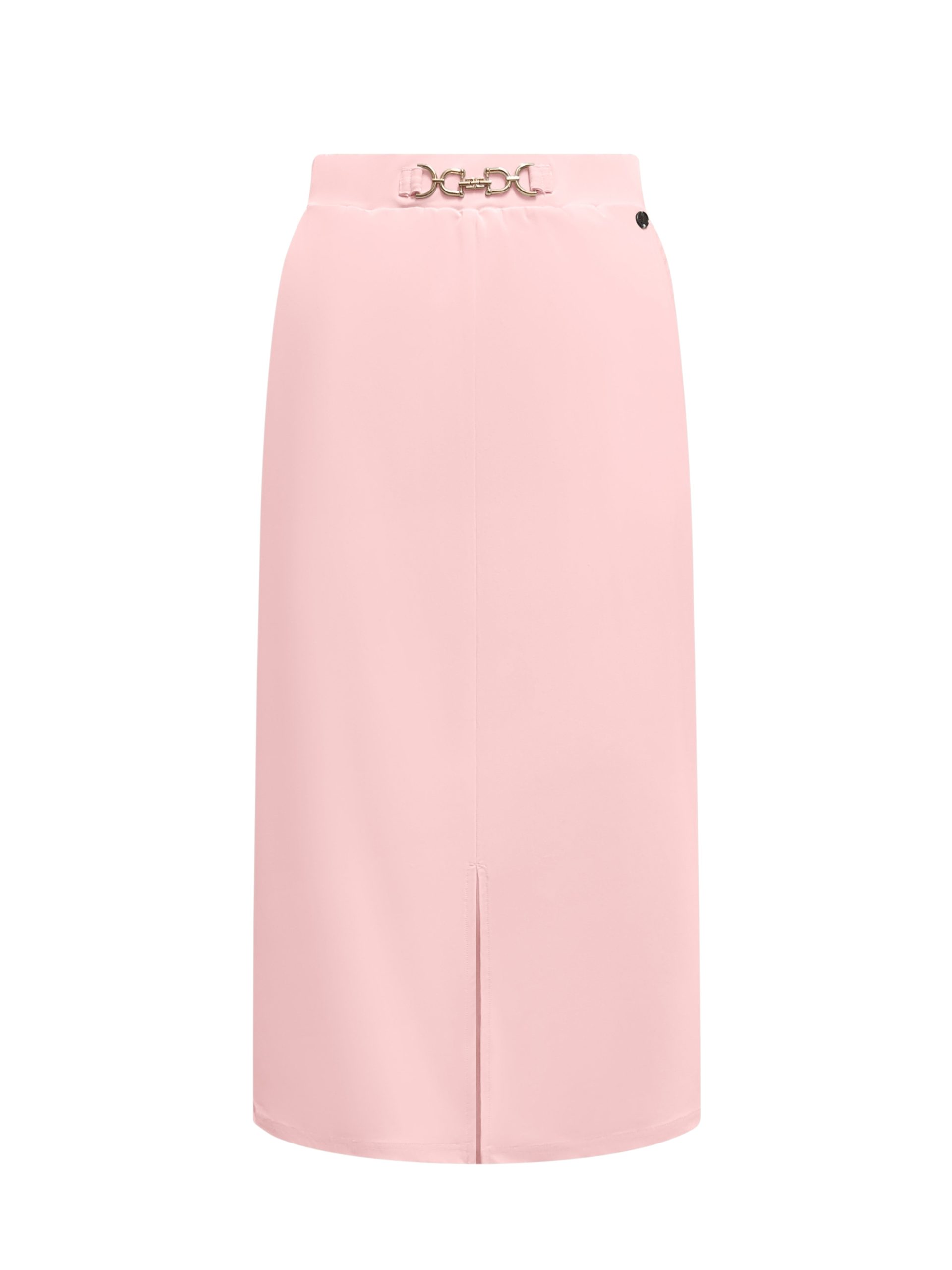Triple Nine - Skirt with Split in Front - Powder Pink