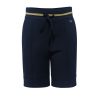 Triple Nine - Short pant with bies and gold bies elastiek - Navy