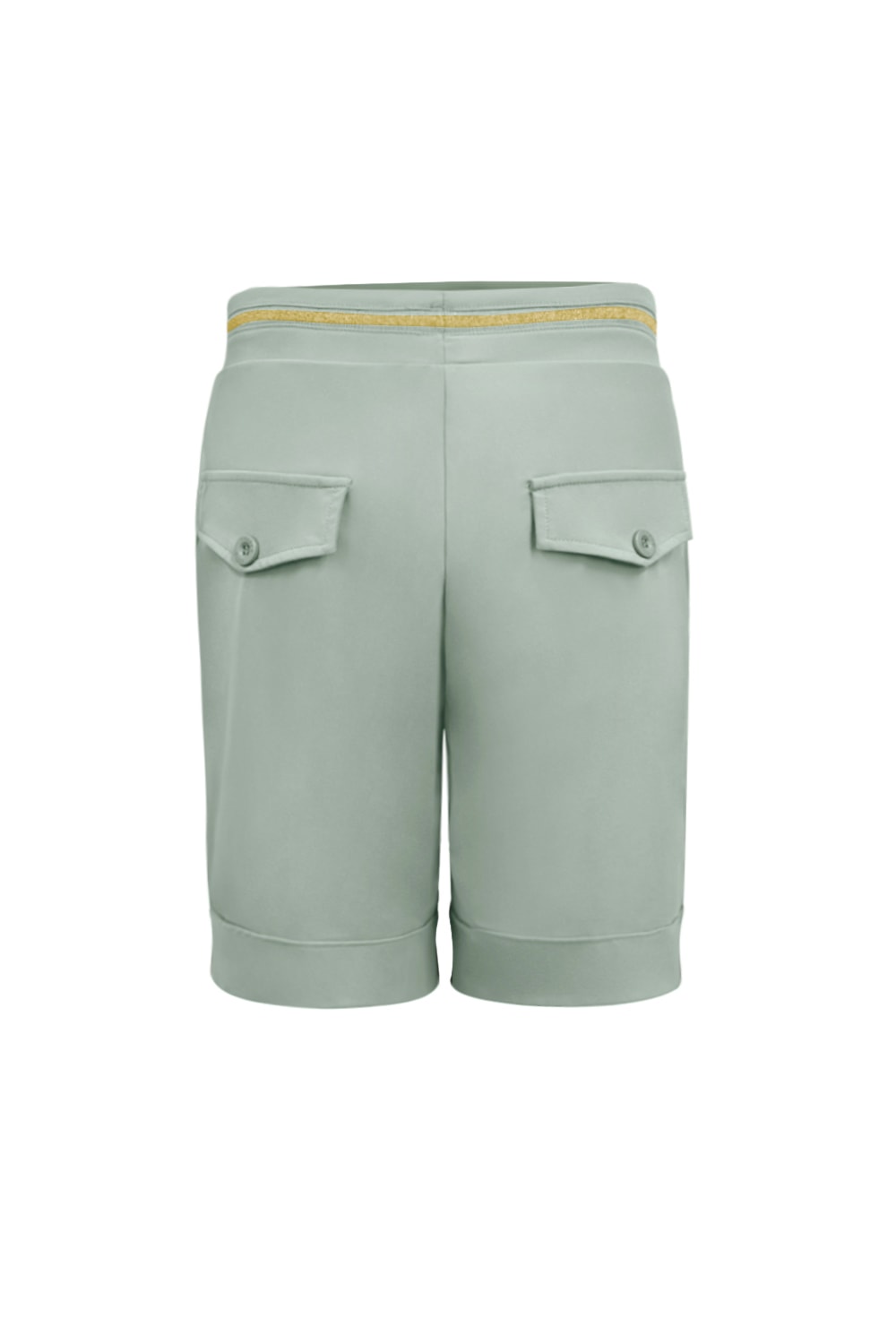 Triple Nine - Short pant with bies and gold bies elastiek - Sage Green