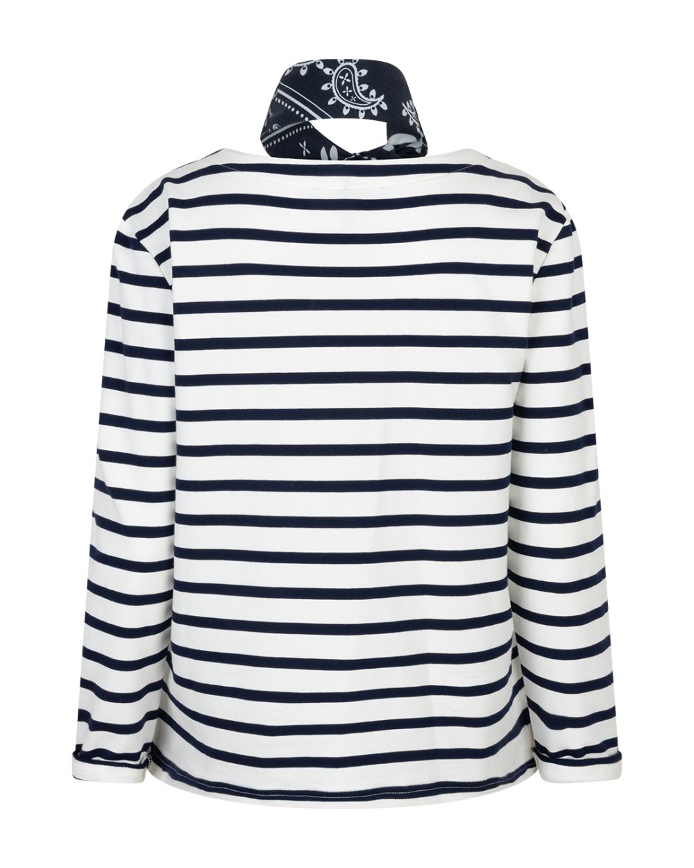 Red Button - Terry Stripe & Scarf - Darkblue