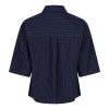 Red Button - Nora blouse Pinstripe - darkblue