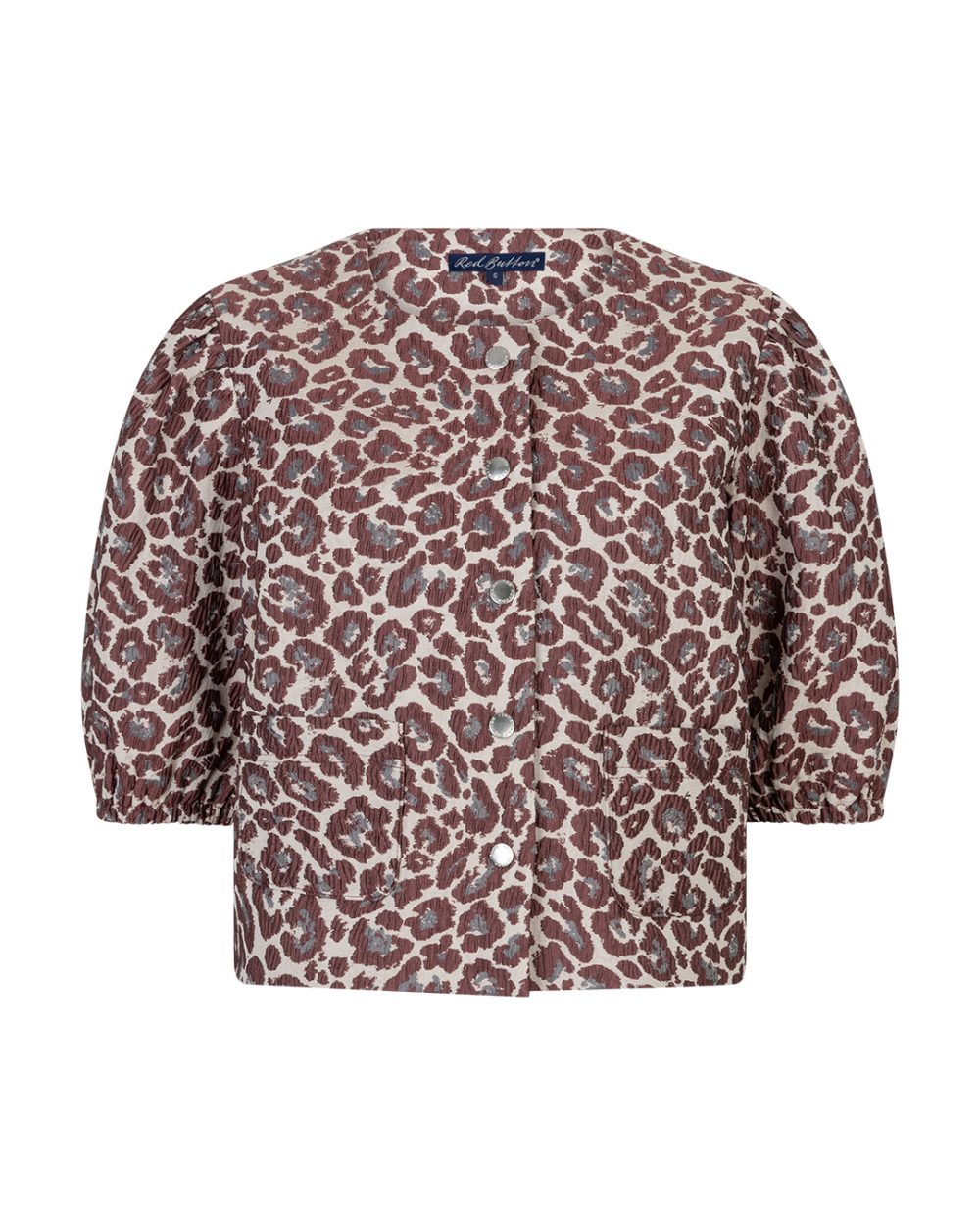 Red Button - Danelle Leopard Jacquard - Multi Rosewood