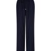 Red Button - Claudette Palazzo Sidetape Pinstripe - Dark Blue