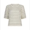 Red Button - Jolene Stripe - light khaki