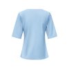 Triple Nine - Top short sleeves with new square neck and strik - L.Blue