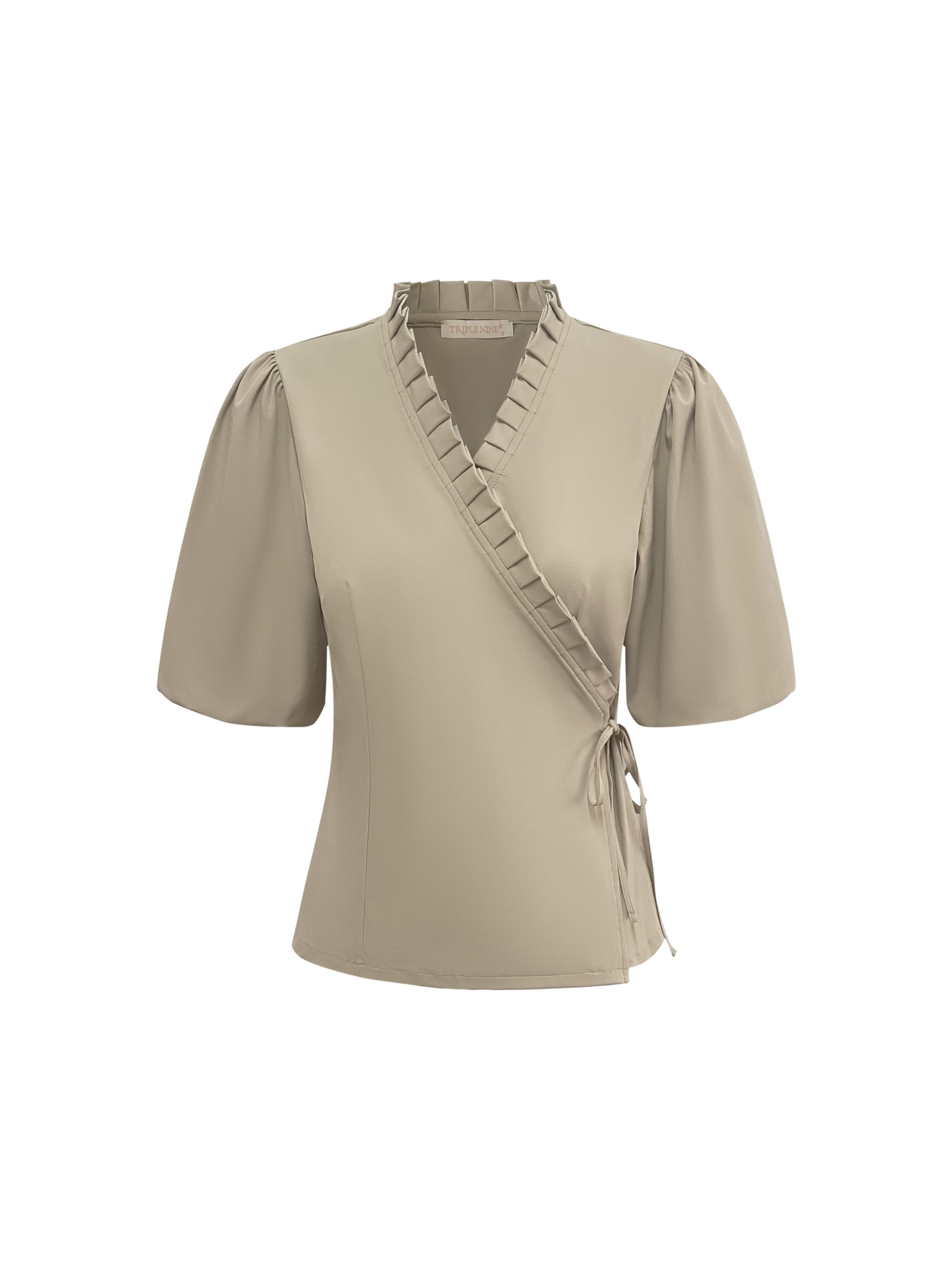 Triple Nine - Top cross body with nice wafel design - Beige