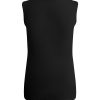 Triple Nine - Top cashmere cut sleeves with lace - Black