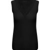 Triple Nine - Top cashmere cut sleeves with lace - Black