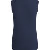 Triple Nine - Top cashmere cut sleeves with lace - Navy