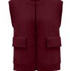 Triple Nine - Gillete fluffy with pockets - Burgundy