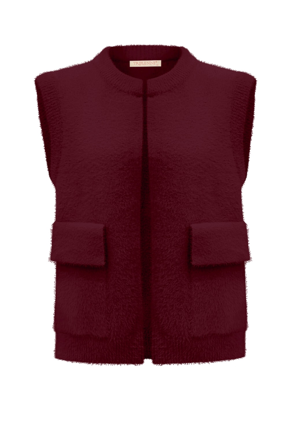 Triple Nine - Gillete fluffy with pockets - Burgundy