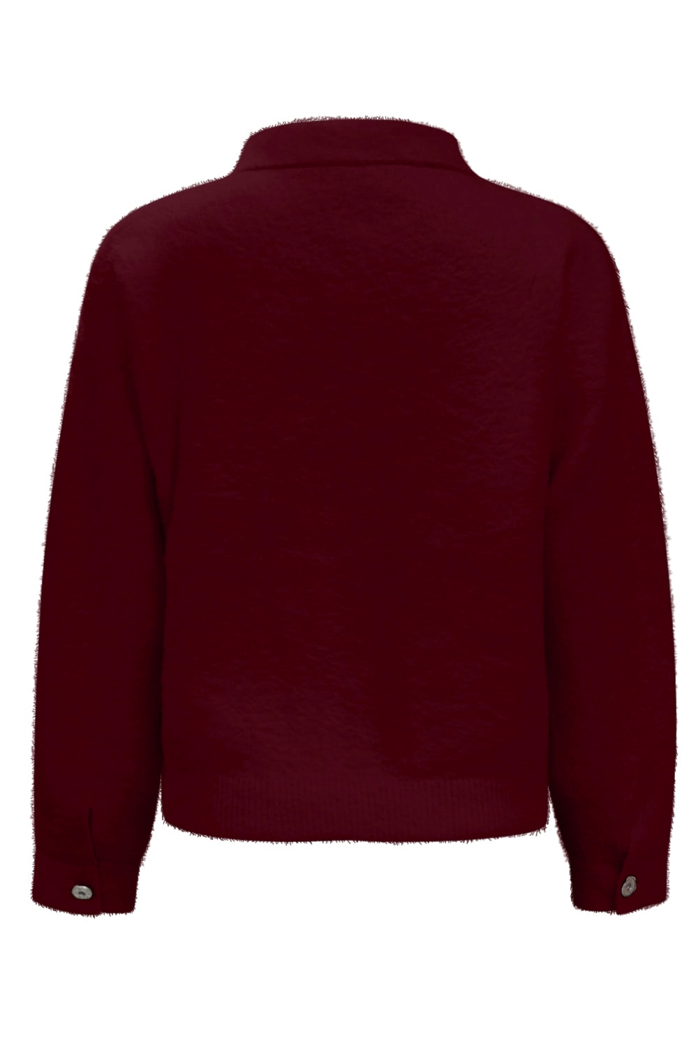 Triple Nine - Jacket fluffy with pockets - Burgundy