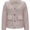Triple Nine - Jacket fluffy with pockets - Powder Pink