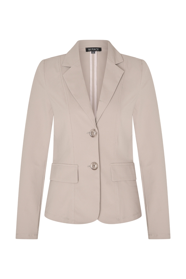 Mi Piace - Blazer Kort - Taupe