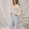 Kimara - Marion Blouse - OffWhite