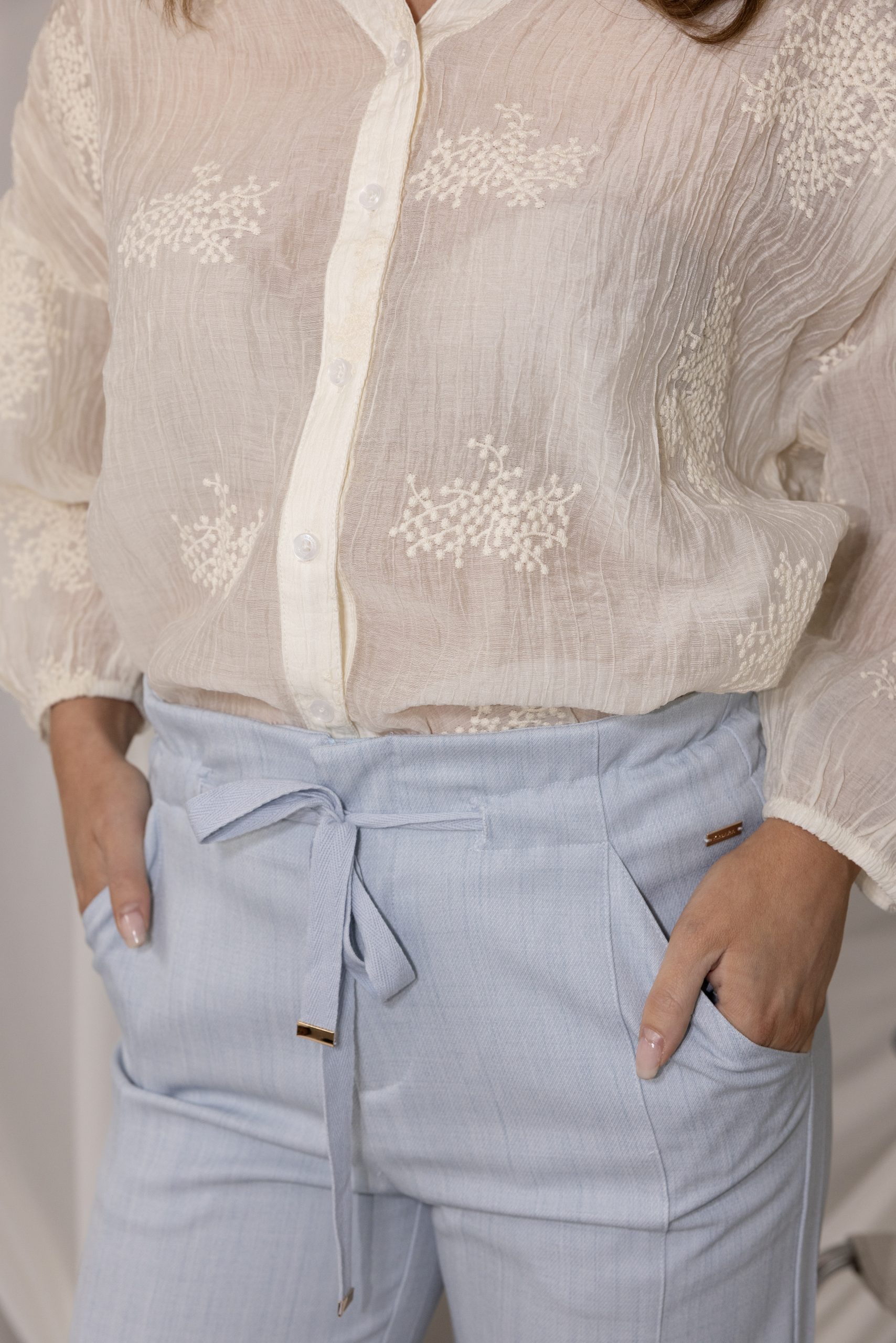 Kimara - Marion Blouse - OffWhite