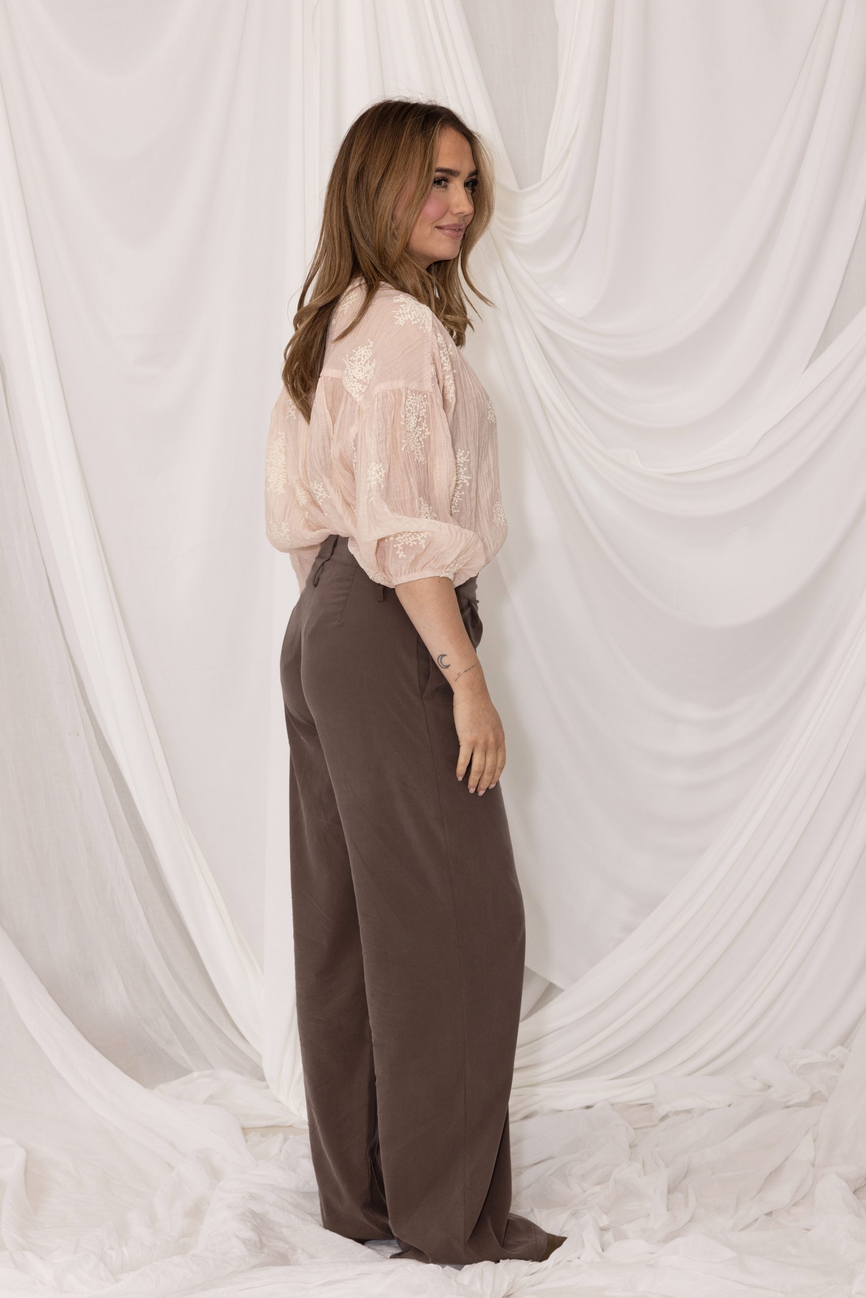 Kimara - Marion Blouse - Powder Pink