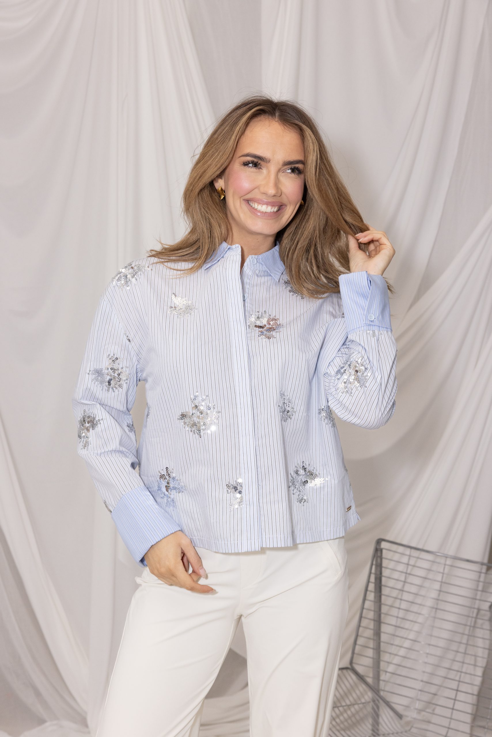 Kimara - Jinthe Blouse - Light Blue