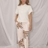 Kimara - Mara Pants 2 - Leaf Me Here Powder Pink