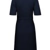 Triple Nine - Dress short sleeves and gold buttons and cargo pockets - Navy