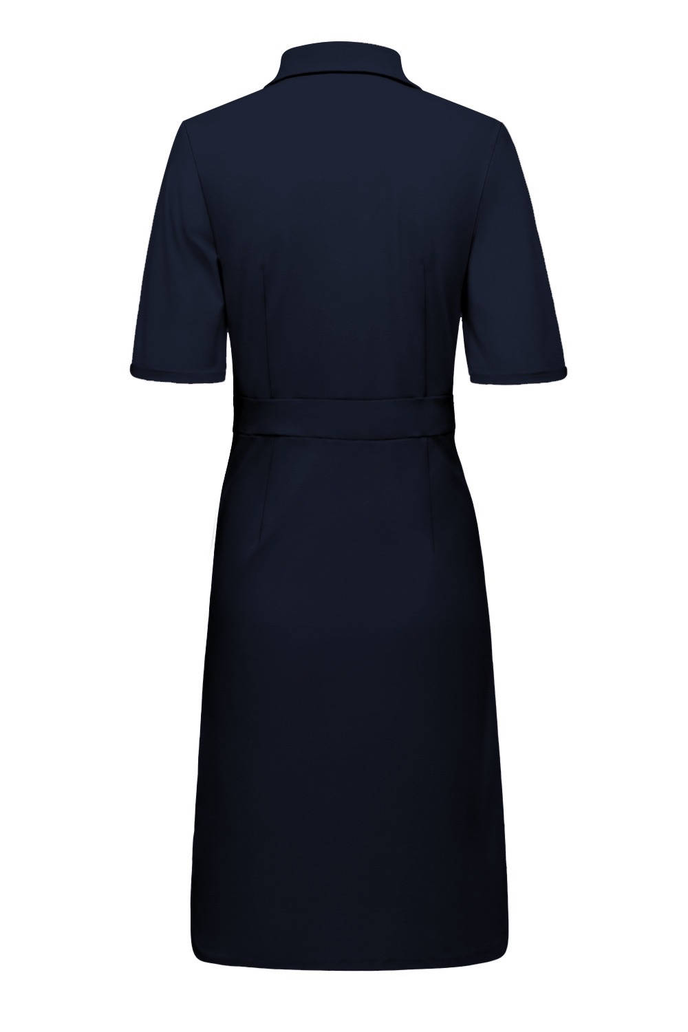 Triple Nine - Dress short sleeves and gold buttons and cargo pockets - Navy