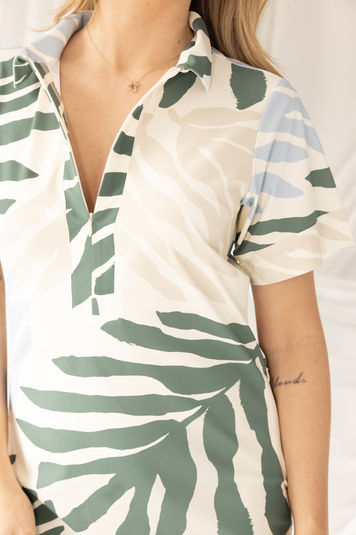 Kimara - Maeve Dress - Leaf me Here Green Bay