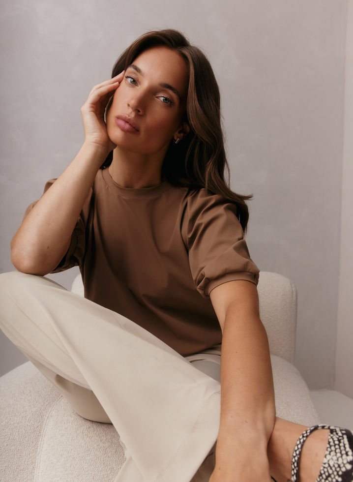 Lady Day - Amie Top - Mocha