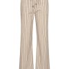 Mi Piace - Trousers Heavy Classic Stripe Print - Latte